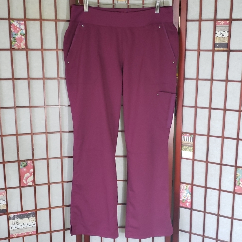 Purple label L burgundy professional cargo pants